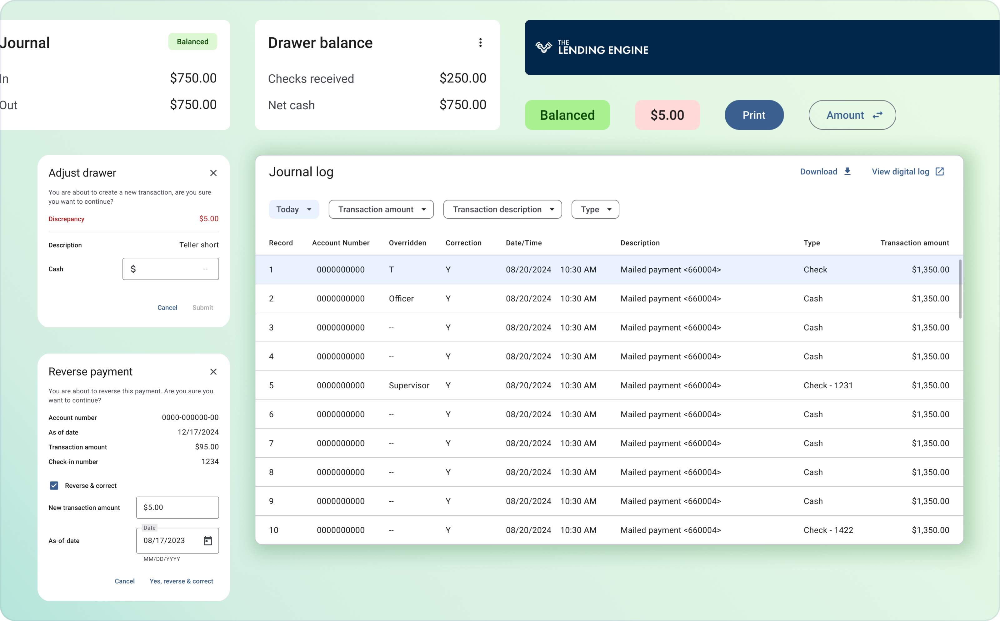 Supporting flows and states